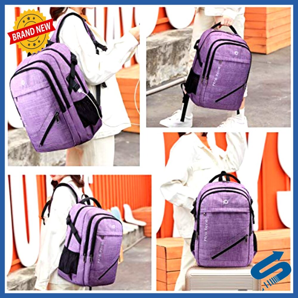 Large Laptop Backpack Durable Waterproof Travel C… - image 3